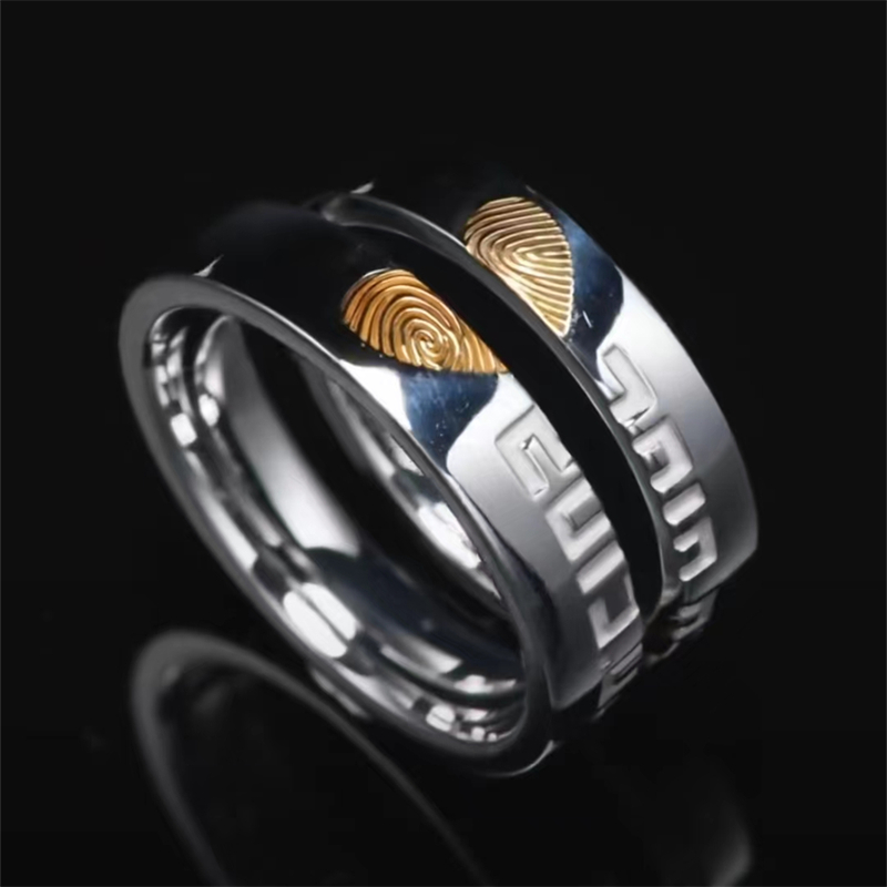 Bague couple personnalisé 2025
